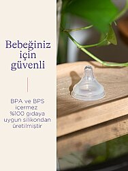 Lansinoh Natural Wave Biberon Emziği Yavaş Akışlı 2li - 5