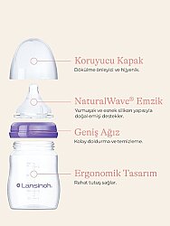 Lansinoh Natural Wave Biberon Seti 240 Ml x 2 Adet - 3