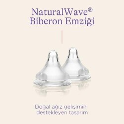 Lansinoh Naturalwave 2li Biberon Emziği Ekstra Yavaş Akışlı (0 Ay) - 5