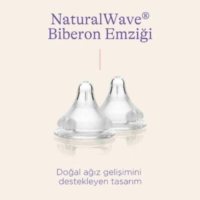 Lansinoh Naturalwave 2li Biberon Emziği Ekstra Yavaş Akışlı (0 Ay) - 5
