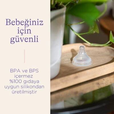 Lansinoh Naturalwave 2li Biberon Emziği Ekstra Yavaş Akışlı (0 Ay) - 7