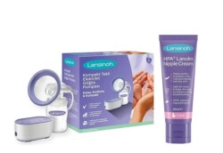 Lansinoh Tekli Elektrikli Göğüs Pompası & Lanolin Hpa Göğüs Ucu Kremi 40 ml Set - Lansinoh