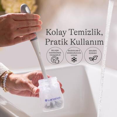 Lansinoh Yenidoğan Biberon Seti (60 ml XS Akış + 160 ml S Akış) - 5