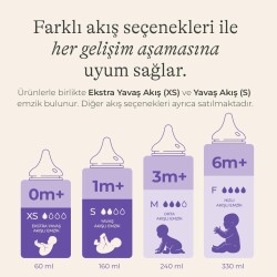 Lansinoh Yenidoğan Biberon Seti (60 ml XS Akış + 160 ml S Akış) - 9