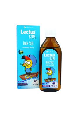 Lectus Kids Kral Şakir Karışık Meyve Aromalı Balık Yağı 150 ml - 1