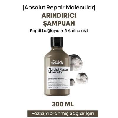 Loreal Professionnel Serie Expert Absolut Repair Molecular Yıpranmış Saçlar İçin Şampuan 300 ml - 2