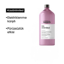 Loreal Professionnel Serie Expert Liss Unlimited Elektriklenme Karşıtı Keratin Şampuan 1500 ml - 2