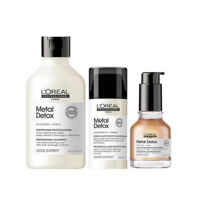 Loreal Professionnel Serie Expert Metal Detox Saç Bakım Seti - 1