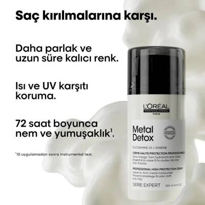 Loreal Professionnel Serie Expert Metal Detox Yüksek Korumalı Krem 100 ml - 4