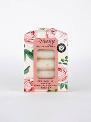 Mage Doğal Gül Sabunu 50 G 3’lü Set - 2