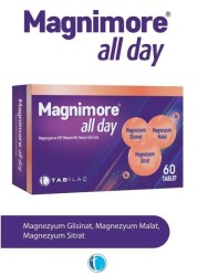 Magnimore All day Magnezyum ve P5P (Vitamin B6) 60 Tablet - Magnimore