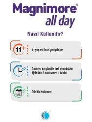 Magnimore All day Magnezyum ve P5P (Vitamin B6) 60 Tablet - 4