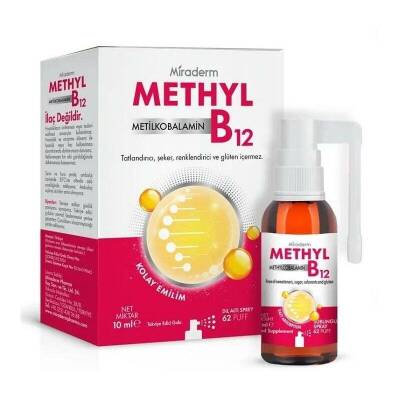 Miraderm Methyl B12 Sprey 10 ml - 1