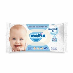 Molfix İzotonik Sulu Hassas Ciltler 60 Yaprak Islak Mendil - 