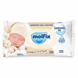 Molfix İzotonik Sulu Islak Mendil Yenidoğan 50 Yaprak - 