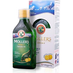 Möllers Omega 3 Limon Aromalı Balık Yağı 250 Ml - Möllers