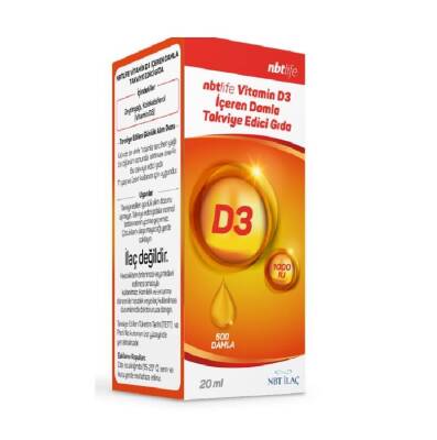 Nbt Life Vitamin D3 Damla 20 ml - 1