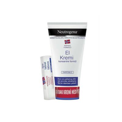 Neutrogena Parfümlü El Kremi 75 Ml + Dudak Kremi - 1