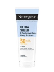 Neutrogena Ultra Sheer Nemlendirici SPF50 Güneş Koruyucu Losyonu 200 ml - Neutrogena