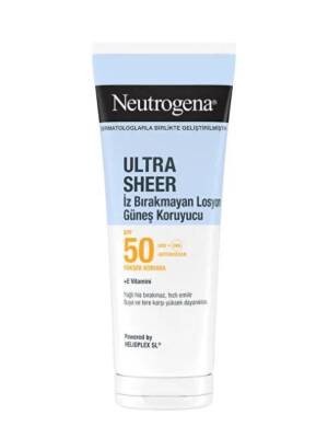 Neutrogena Ultra Sheer Nemlendirici SPF50 Güneş Koruyucu Losyonu 200 ml - 1