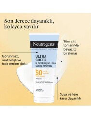Neutrogena Ultra Sheer Nemlendirici SPF50 Güneş Koruyucu Losyonu 200 ml - 3