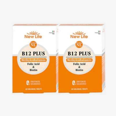 New Life B12 Plus Dilaltı 60 Tablet 2 Adet - 1