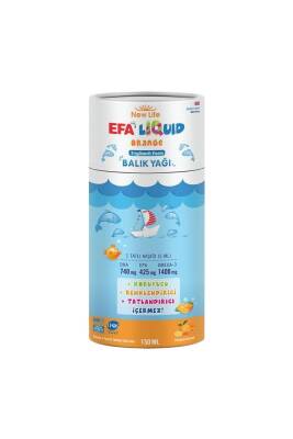 New Life EFA Liquid Portakal 150 ml Balık Yağı Şurubu - 1