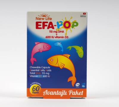 New Life Efa-Pop Omega 3 60 Kapsül Balık Yağı - 1