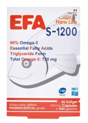 New Life EFA S-1200 Omega 3 45 Kapsül - 2