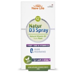 New Life Natur D3 1000 IU Spray 20 ml - 1
