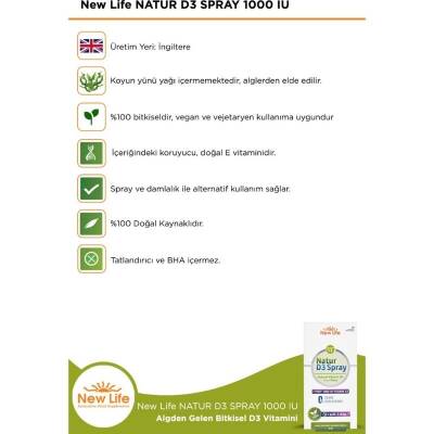 New Life Natur D3 1000 IU Spray 20 ml - 3
