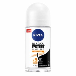 Nivea Black & White Invisible Güçlü Etki Bayan Roll-On 50 Ml - Nivea
