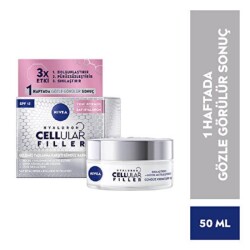 Nivea Hyaluron Cellular Filler Sıkılaştırıcı Spf 15 50 ml Gündüz Kremi - Nivea