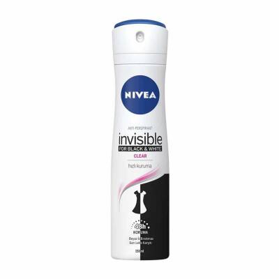 Nivea Invisible For Black & White Clear 150 ml Deo Spray - 1