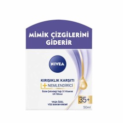 Nivea Kırışıklık Karşıtı+Nemlendirici 35+ Yaşa Özel Yüz Kremi - Nivea