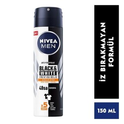 Nivea Men Black & White İnvisible Güçlü Etki Deodorant 150 ml - Nivea