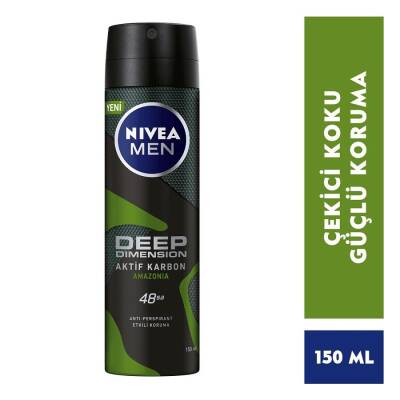 Nivea Men Deep Dimension Amazonia 150 ml Deo Sprey - 1
