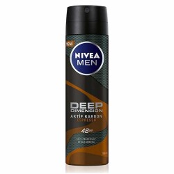 Nivea Men Deep Dimension Espresso Deodorant 150 Ml - Nivea