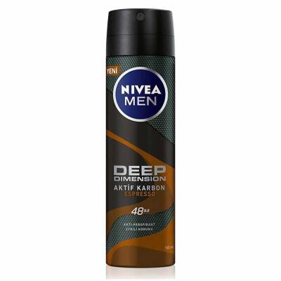 Nivea Men Deep Dimension Espresso Deodorant 150 Ml - 1