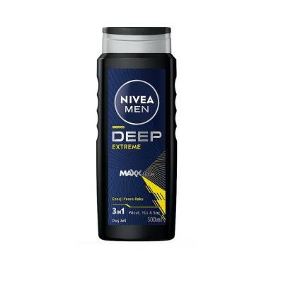 Nivea Men Deep Extreme Duş Jeli 500 ml - 1