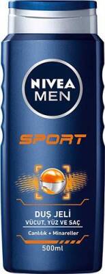 Nivea Men Erkek Sport Vücut Yüz Saç Duş Jeli 500 ml - 1