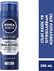 Nivea Men Protect & Care Koruyucu 200 ml Tıraş Köpüğü - Nivea