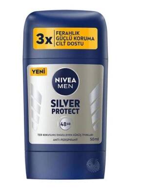 Nivea Men Silver Protect Erkek Stick Deodorant 50 ml - 1