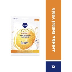 Nivea Q10 Energy C Vitamini Kağıt Yüz Maskesi - Nivea