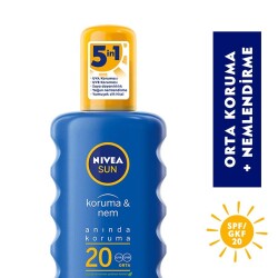Nivea Sun Koruma & Nem Nemlendirici Spf 20 200 ml Güneş Spreyi - Nivea