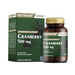 Nutraxin Cranberry 500 mg 60 Tablet - Nutraxin