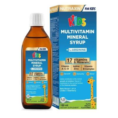 Nutraxin Kids Multivitamin Mineral Şurup 150 Ml - 1