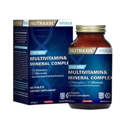 Nutraxin Multivitamin Mineral Kompleksi Erkeklere Özel 60 Tablet - Nutraxin