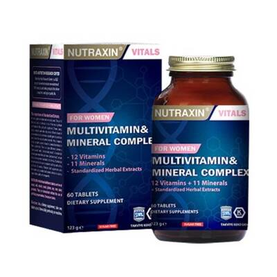 Nutraxin Multivitamin Mineral Kompleksi Kadınlara Özel 60 Tablet - 1