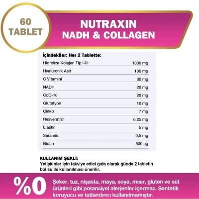 Nutraxin Nadh Collagen 60 Tablet - 3